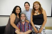 Con Ismael, Miguel Angel y Soledad